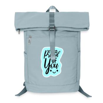 I'm So Proud Of You Heartily Encouraging Saying - Laptop Backpack - ice blue - Front