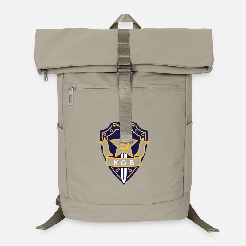 Design élégant bouclier communiste KGB ROUGE Sac à dos ordinateur