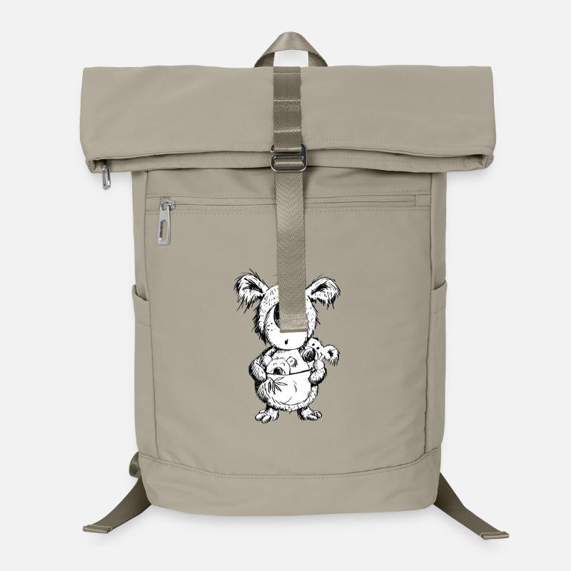 Koala Mom With Babies Laptop Backpack