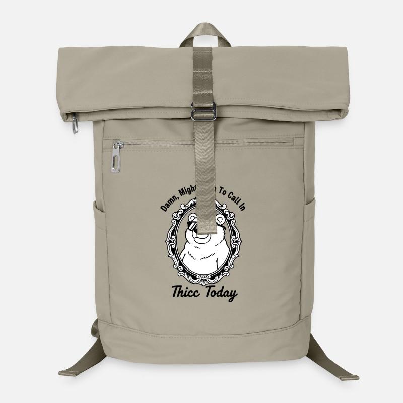 Chill Bear in Ornate Frame Laptop Backpack