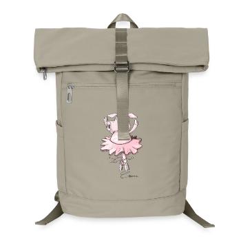 Ballett Schwein I Prima Ballerina - Laptop-Rucksack  - Sandbeige - Vorne