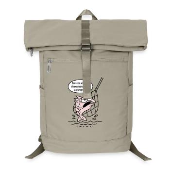 Dissatisfied with the overall situation! CUSTOM COLORS! - Laptop Backpack - sand beige - Front