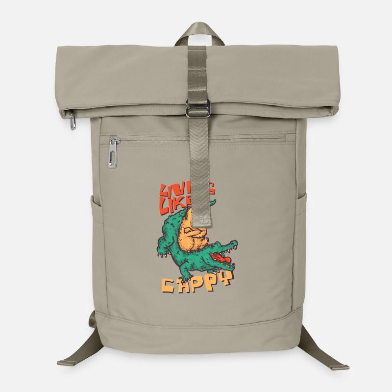 Wohnen wie Cappy - Cappybara Ride Crocodille Laptop-Rucksack 