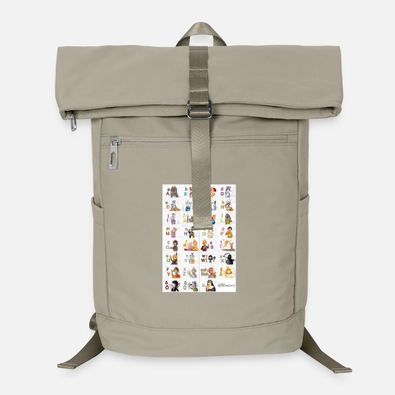 Deutsches Fingeralphabet 2 / Laptop-Rucksack 