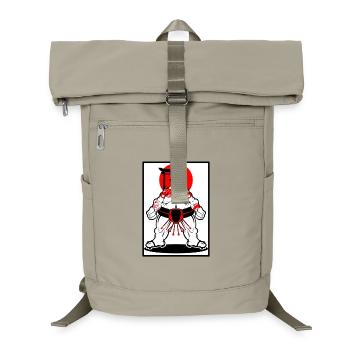 Guerrier du sumo - Sac à dos ordinateur - beige sable - Devant