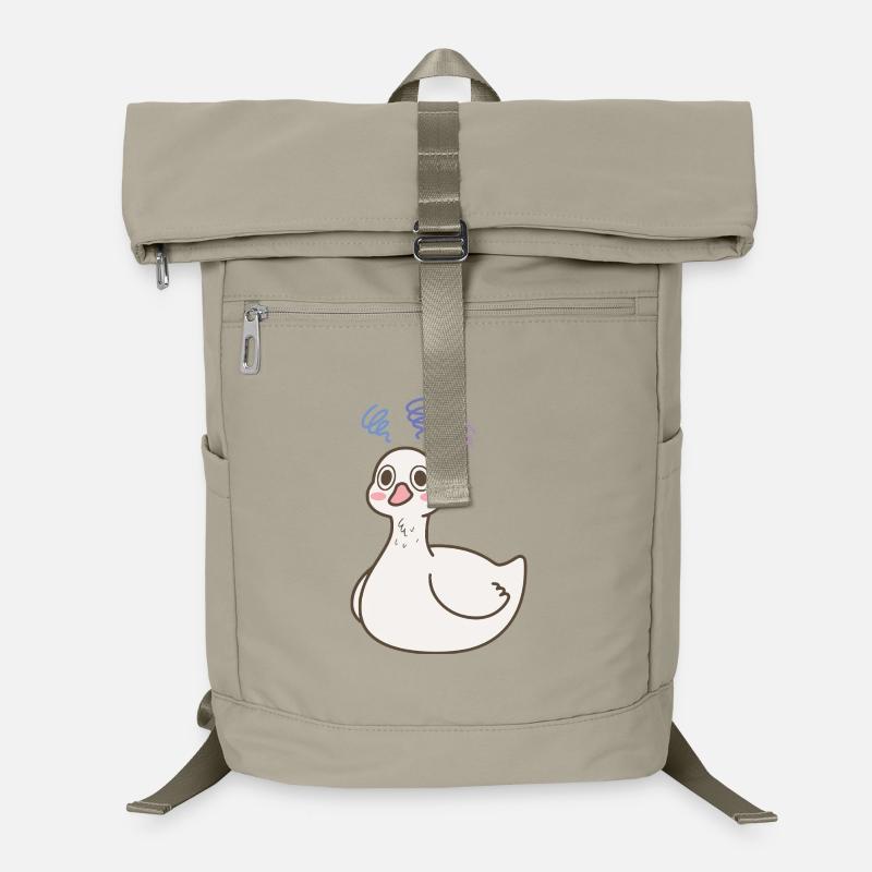 Canard spiralé coassement Sac à dos ordinateur