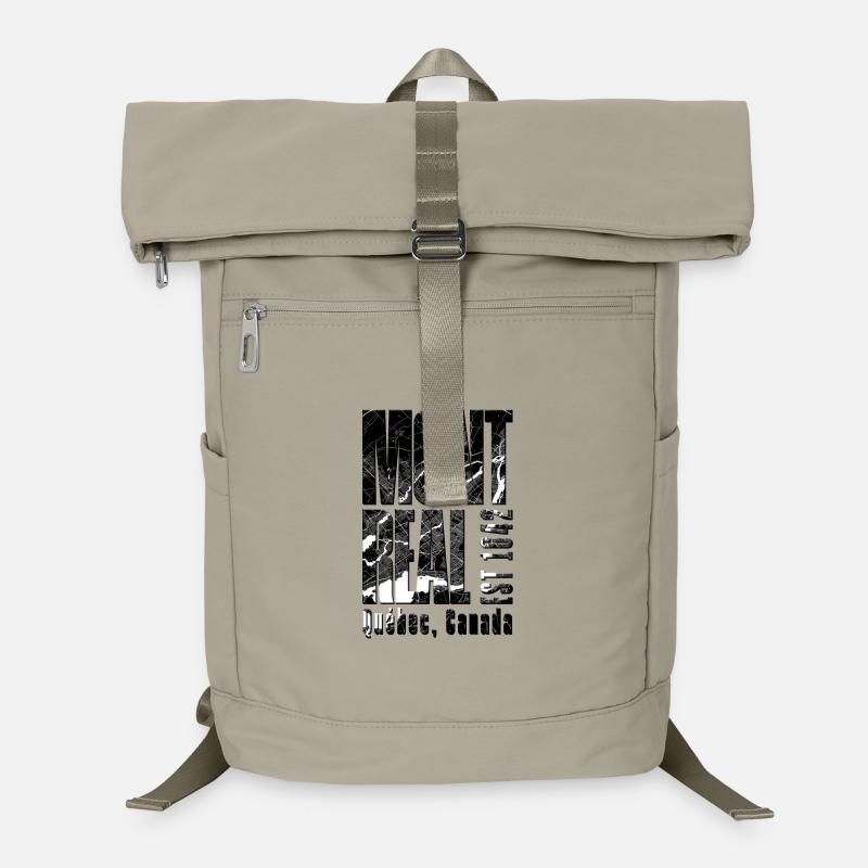 Montreal Canada Design with City Map Laptop Backpack