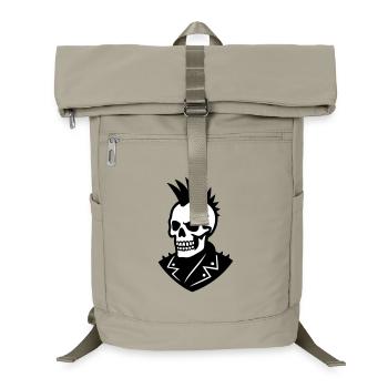 Skull Punk - Laptop Backpack - sand beige - Front