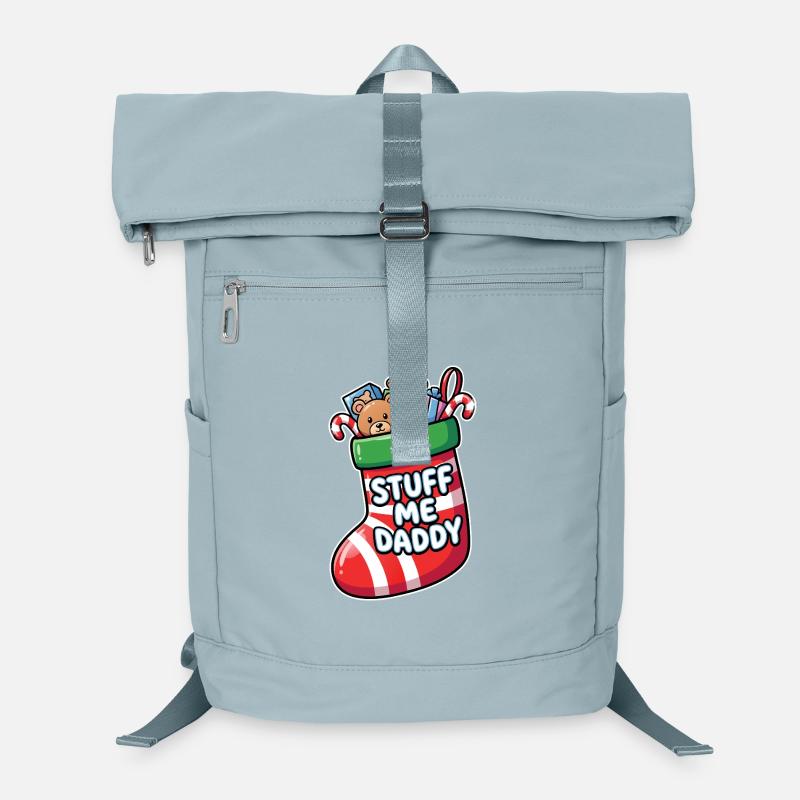 Stopfe mich, Papa! Weihnachtsstrumpf, unartig Laptop-Rucksack 