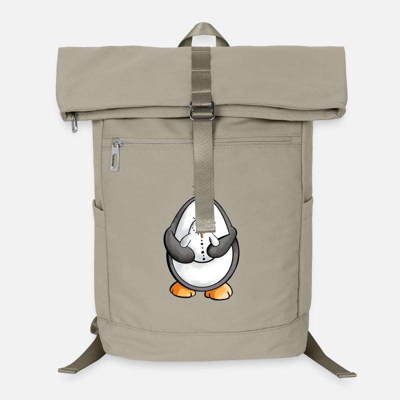 Pinguin und Schneemann sind beste Freunde Laptop-Rucksack 