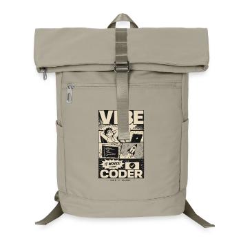 Vibe Coder Programmer Humor - Laptop Backpack - sand beige - Front