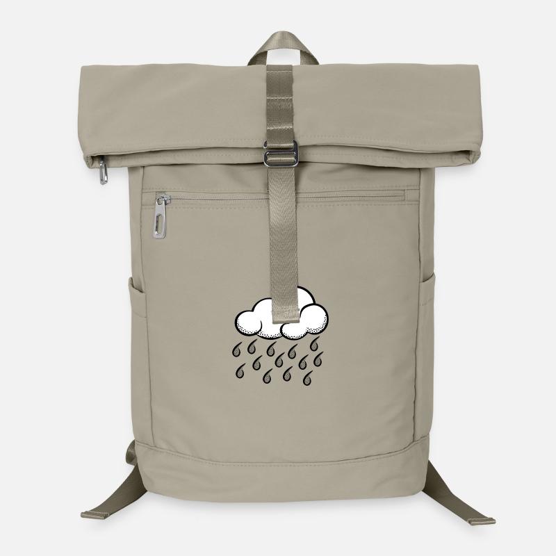Cloud Pop Art Halftone Laptop-Rucksack 