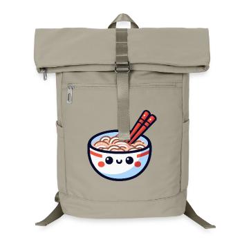 Ramen Kawaii Bol Sourire - Sac à dos ordinateur - beige sable - Devant