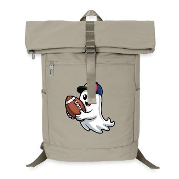 Geist mit Football Cap - Laptop-Rucksack  - Sandbeige - Vorne