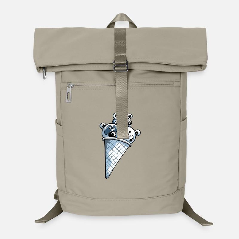 Bärchen in der Eistüte Laptop-Rucksack 
