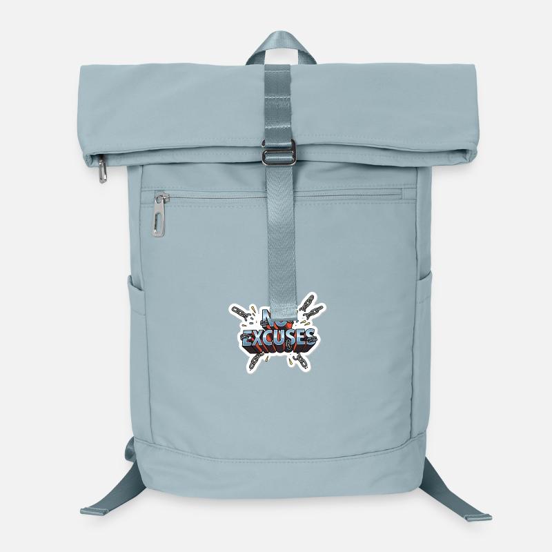 T-shirt graphique No Excuses Chains Sac à dos ordinateur