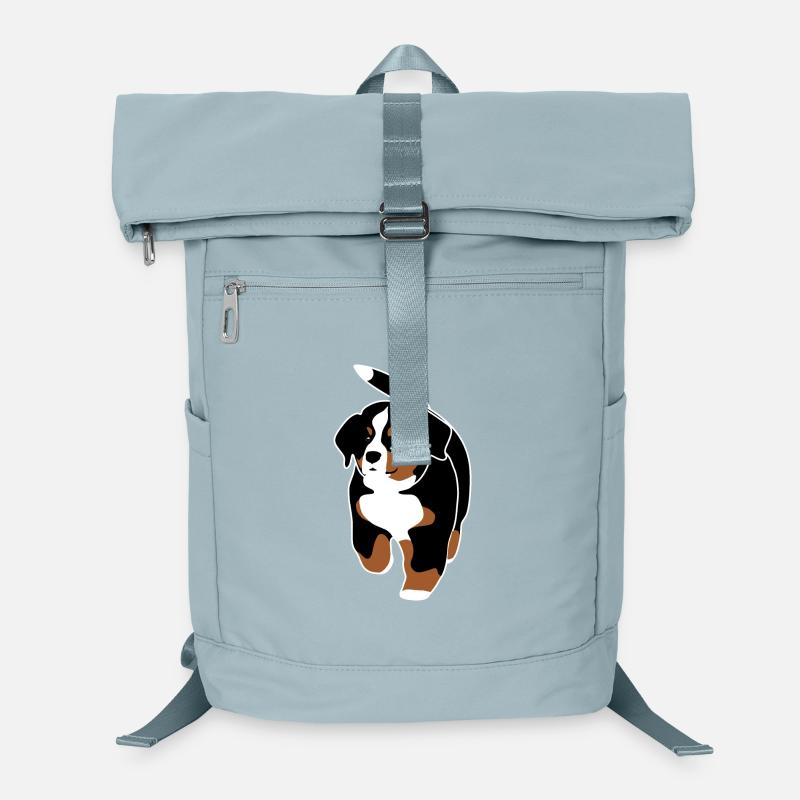 Petit motif chiot Saint-Bernard Sac à dos ordinateur