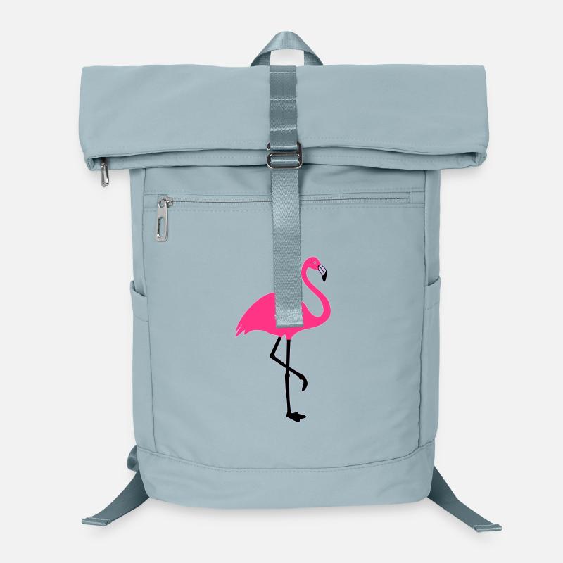 Flamingo summer sun beach Laptop Backpack