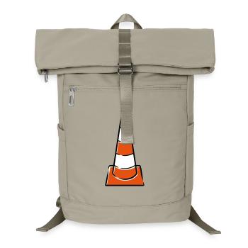 Bauhütchen - Laptop-Rucksack  - Sandbeige - Vorne