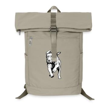 Jagdhunde-Aktion - Laptop-Rucksack  - Sandbeige - Vorne