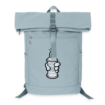 Cartoon paint spray - Laptop-Rucksack  - Eisblau - Vorne