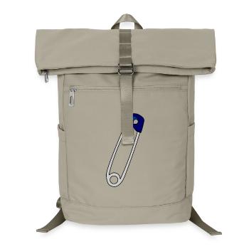 Safety pin - Laptop Backpack - sand beige - Front
