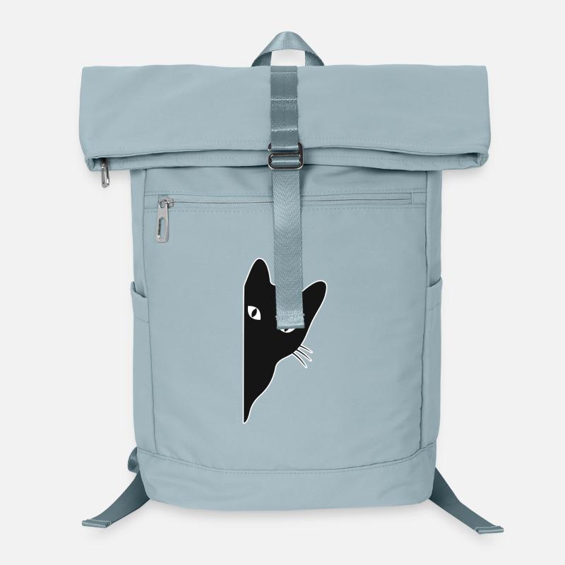 Peeking Cat – Cute Cat Lover Design Laptop Backpack