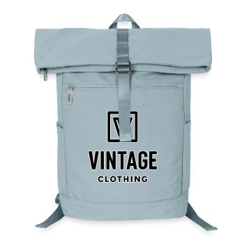 Vêtements vintage - Sac à dos ordinateur - bleu glacier - Devant