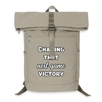 Competitive Gamer Chasing Next Game Victory	 - Laptop Backpack - sand beige - Front