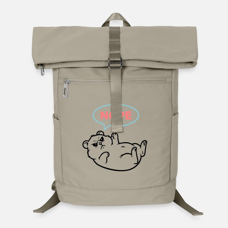 Hamster Nope Comic Sprechblase Laptop-Rucksack 
