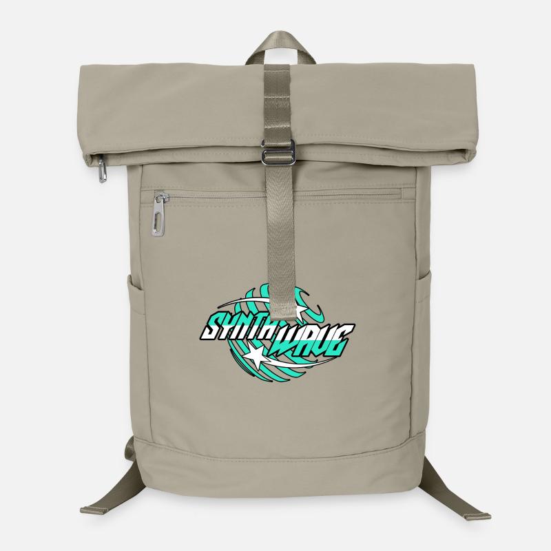 Synth Wave Synthesizer  Laptop-Rucksack 