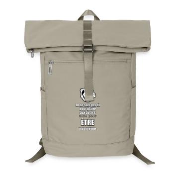 Middle finger (I am myself) - Laptop Backpack - sand beige - Front