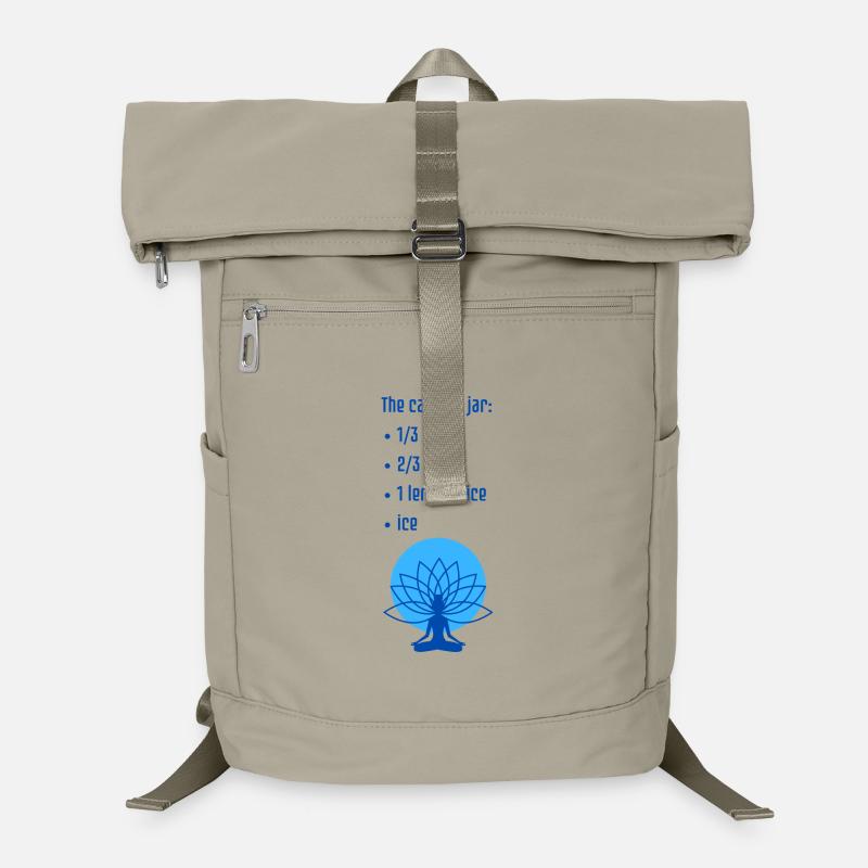 Calming Jar Blue - an ironic and fun print Laptop Backpack