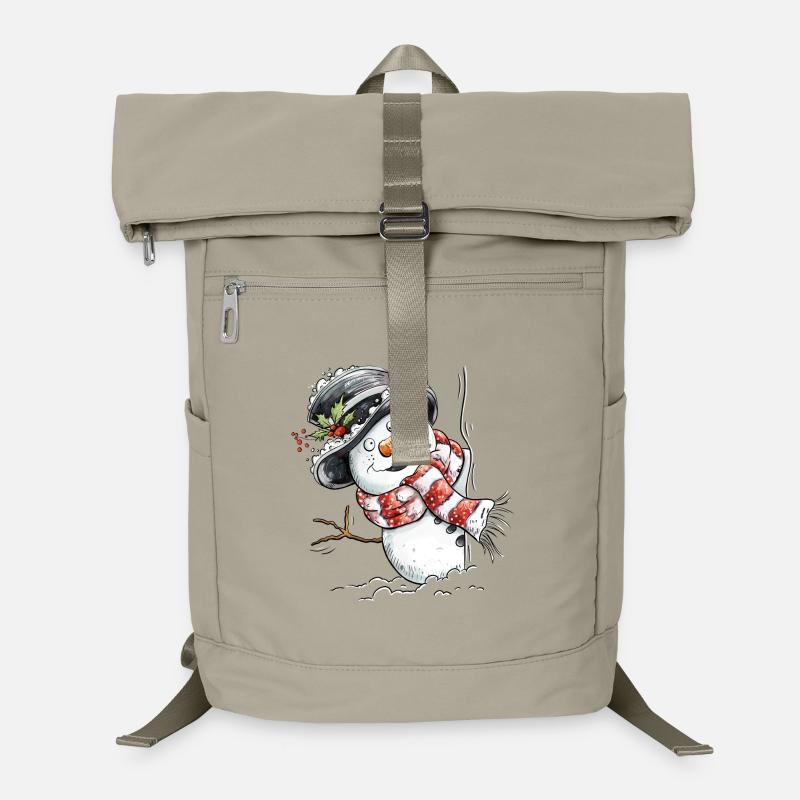 Funny Snowman I Winter Christmas Laptop Backpack