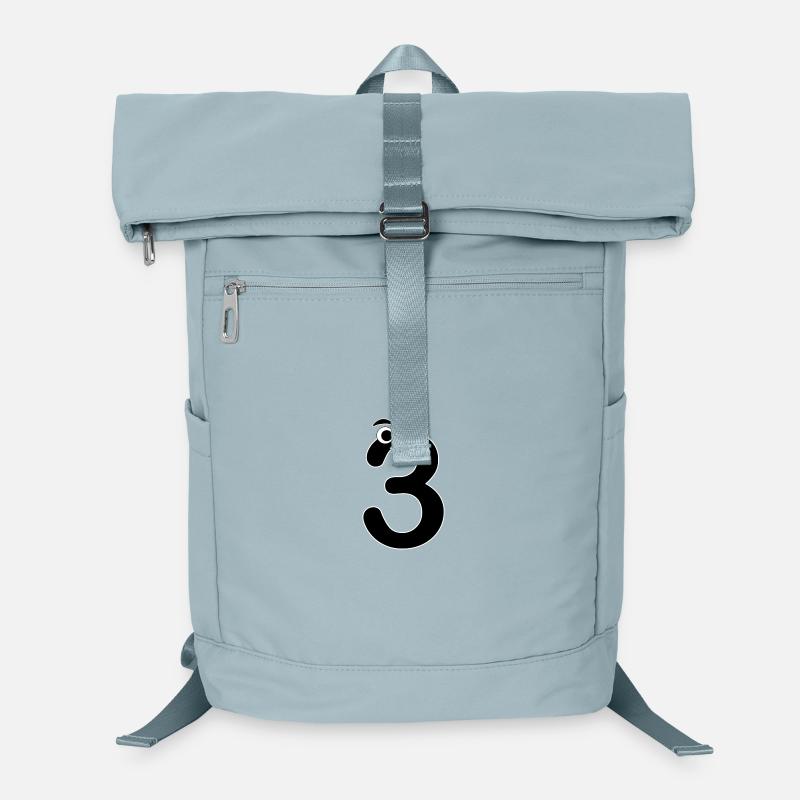 Number Three 3 Kids Birthday Learn Math Laptop Backpack