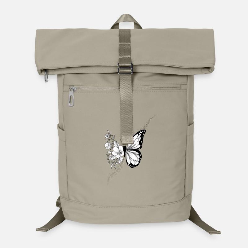 Floral butterfly Laptop Backpack