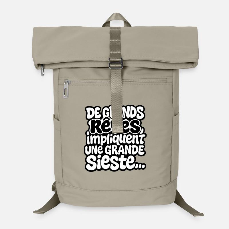 Big dreams involve a big nap Laptop Backpack