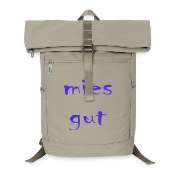 mies gut - Laptop-Rucksack  - Sandbeige - Vorne