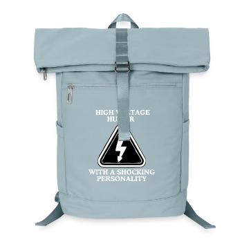 High Voltage Humor Shield - Laptop Backpack - ice blue - Front
