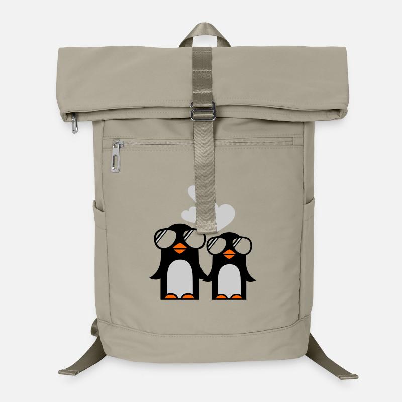 penguins fallen in love Sac à dos ordinateur
