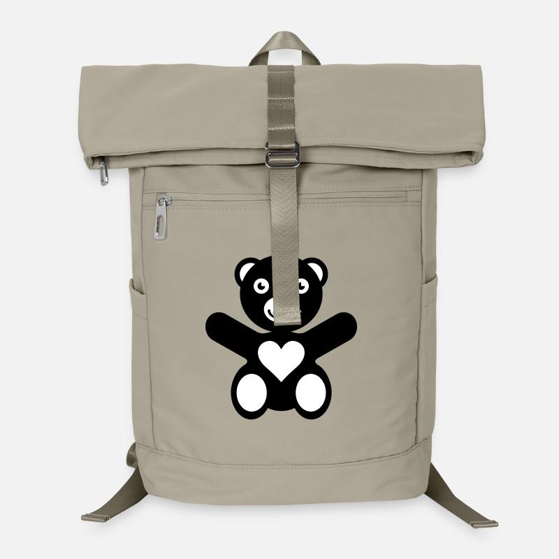 Bear Heart Love Laptop-Rucksack 