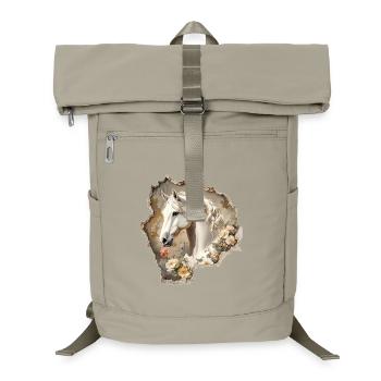 Pferd Vintage - Laptop-Rucksack  - Sandbeige - Vorne