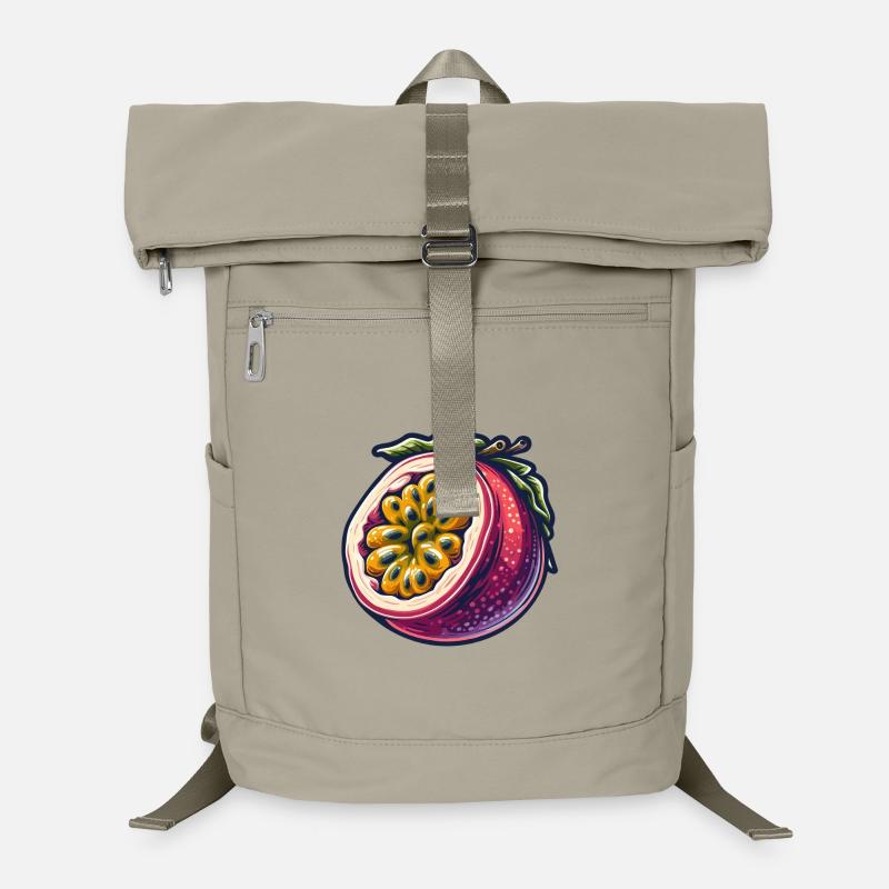 Passion Fruit Illustration Colorée Sac à dos ordinateur