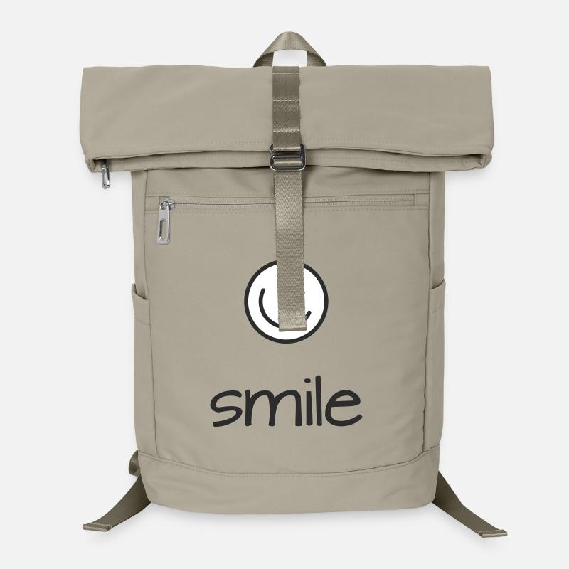Smile Symbol Font Laptop Backpack