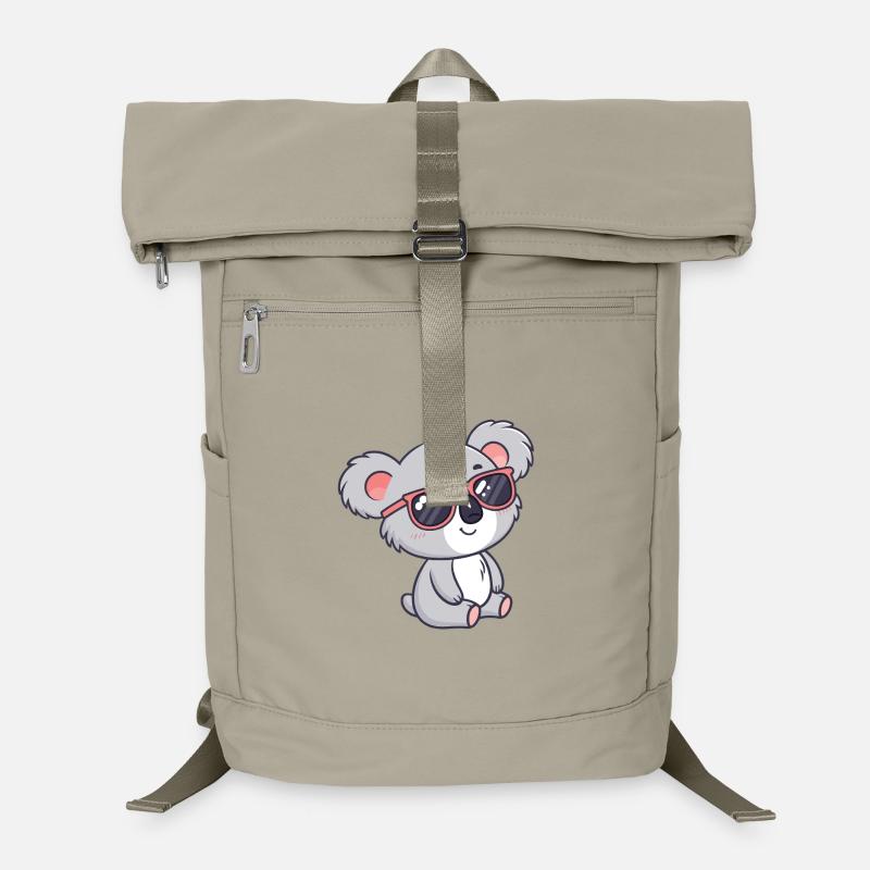Koala Cool Pink Brille Laptop-Rucksack 