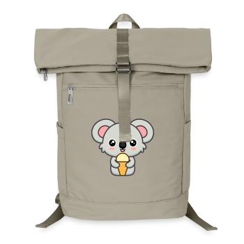 Gourmet-Koala-Eis - Laptop-Rucksack  - Sandbeige - Vorne