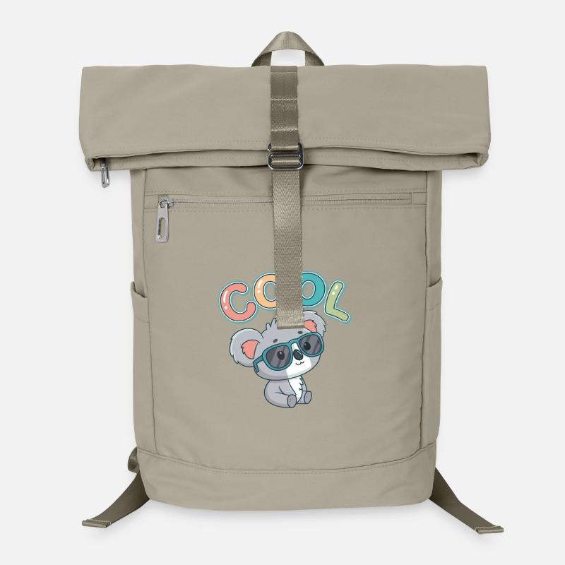 Koala Cool pastel Lunettes Sac à dos ordinateur