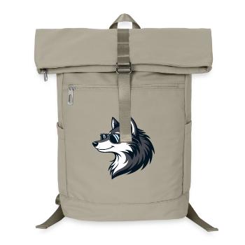 Moderne Wolf-Sonnenbrillen - Laptop-Rucksack  - Sandbeige - Vorne
