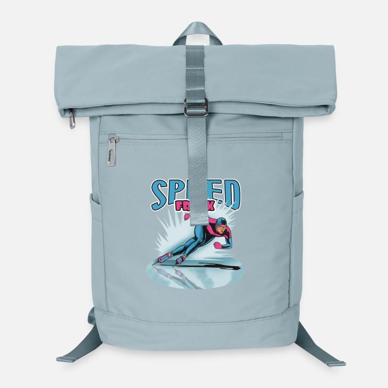 Speed Freak: Eisschnellläuferin Laptop-Rucksack 