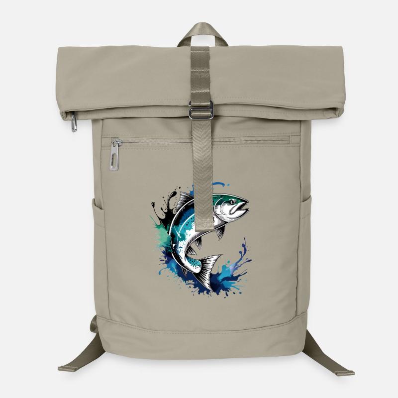 Saut du saumon Sac à dos ordinateur